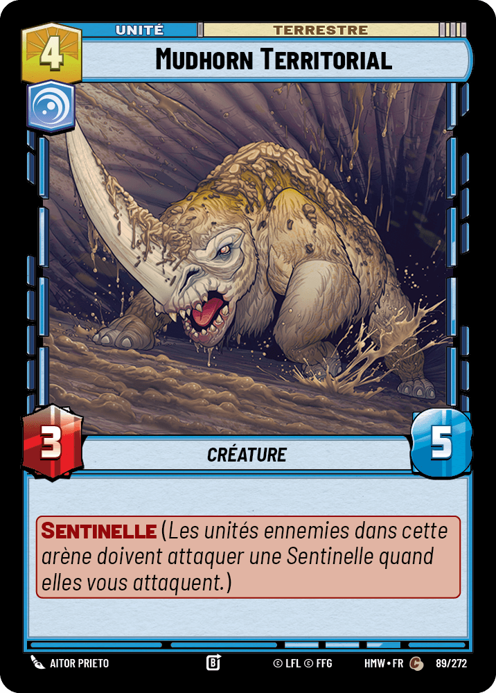 Mudhorn Territorial - HMW-089 - Standard - recto Français