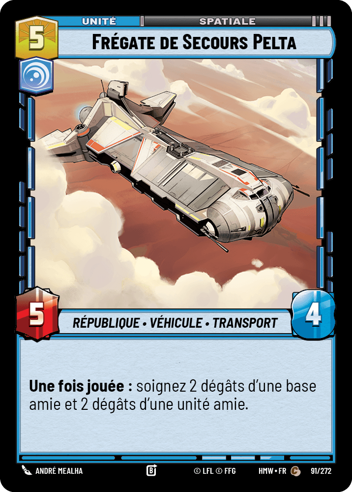 Frégate de Secours Pelta - HMW-091 - Standard - recto Français