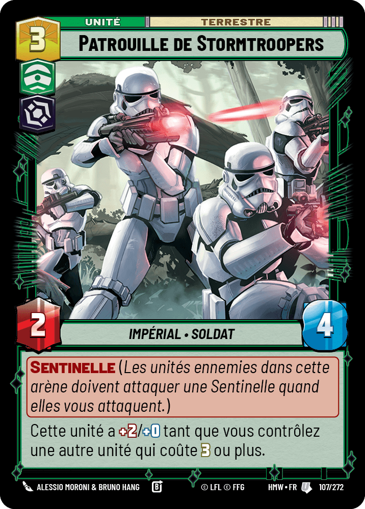 Patrouille de Stormtroopers - HMW-107 - Standard - recto Français