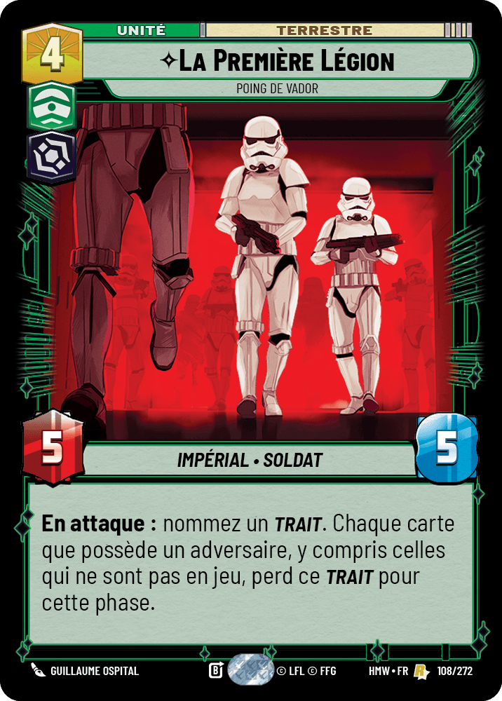 La Première Légion, Poing De Vador - HMW-108 - Standard - recto Français