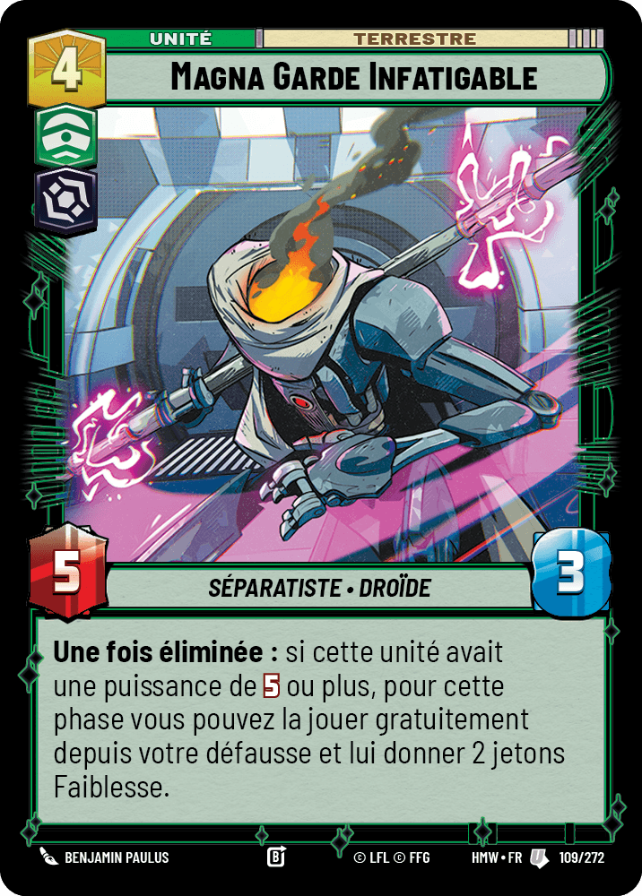 Magna Garde Infatigable - HMW-109 - Standard - recto Français
