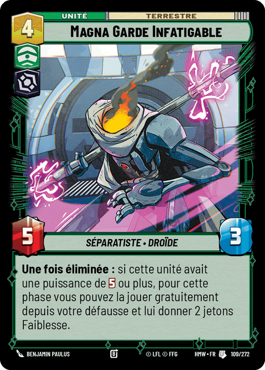 Magna Garde Infatigable - HMW-109 - Standard - recto Français