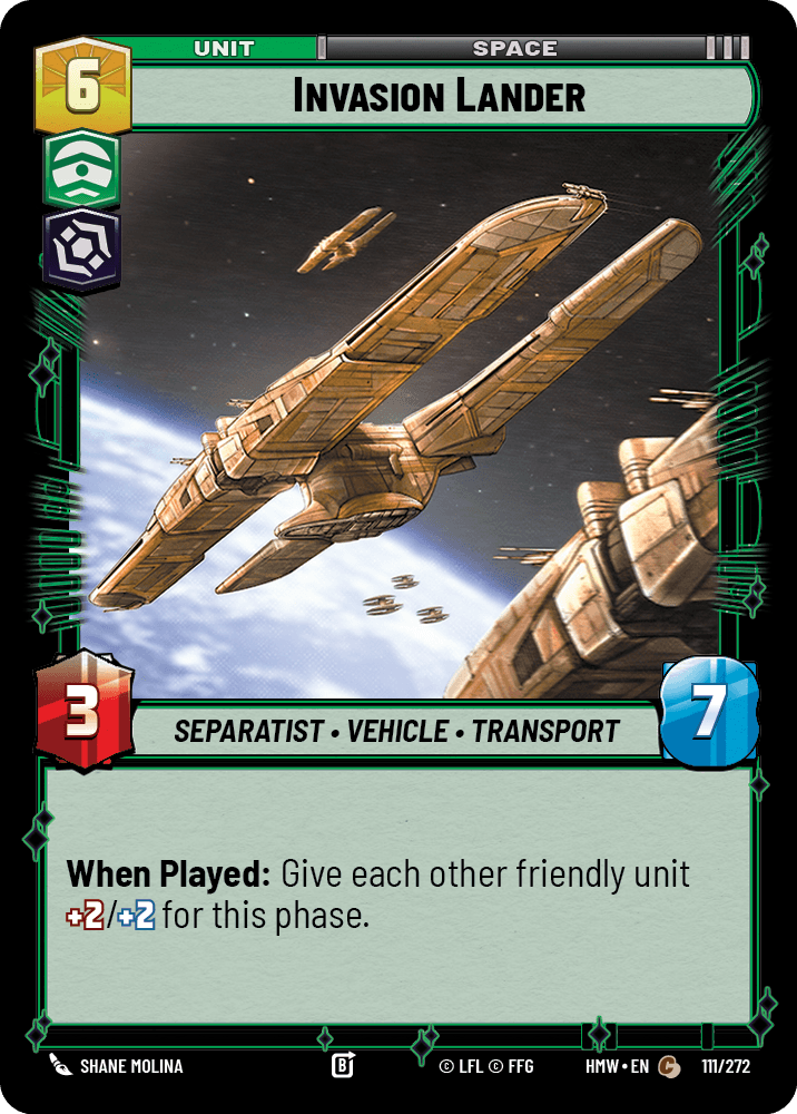 Barge d'Invasion - HMW-111 - Standard - recto Anglais
