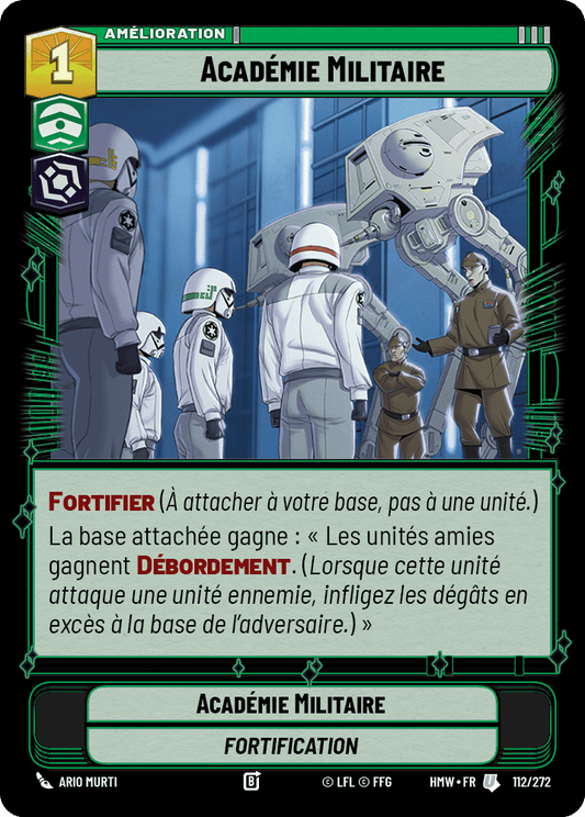 Académie Militaire - HMW-112 - Standard - recto Français