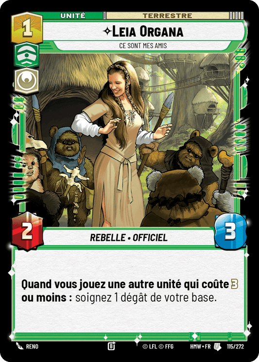 Leia Organa, Ce Sont Mes Amis - HMW-115 - Standard - recto Français