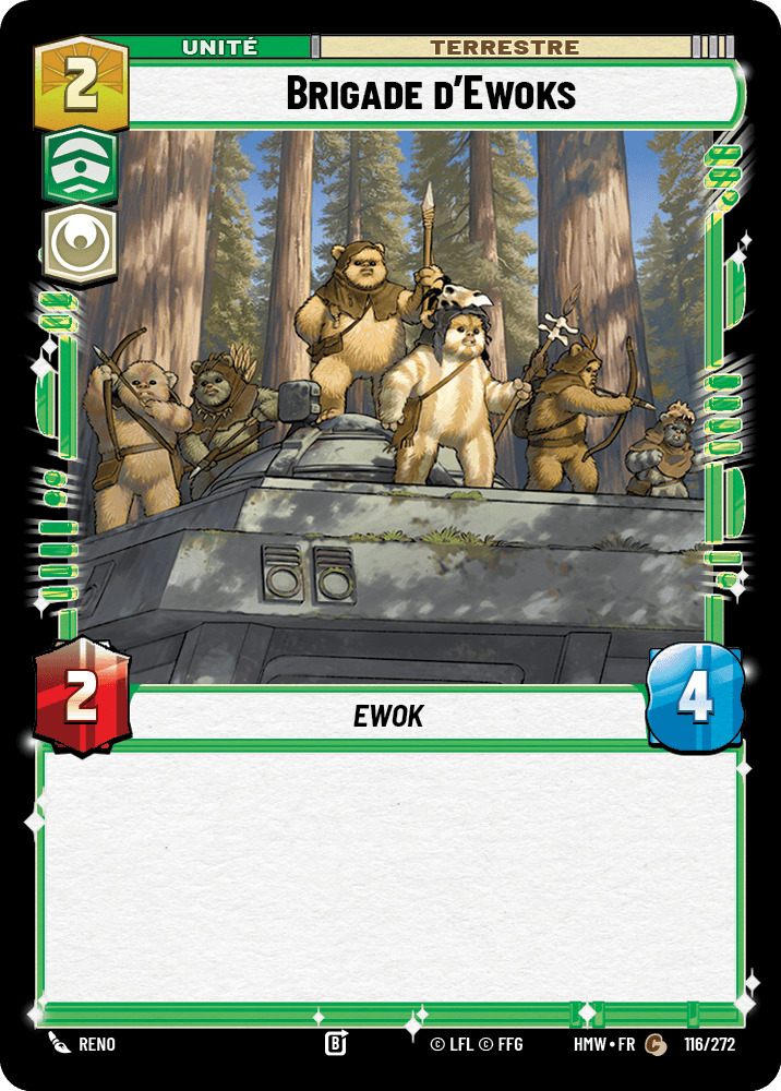 Brigade d'Ewoks - HMW-116 - Standard - recto Français