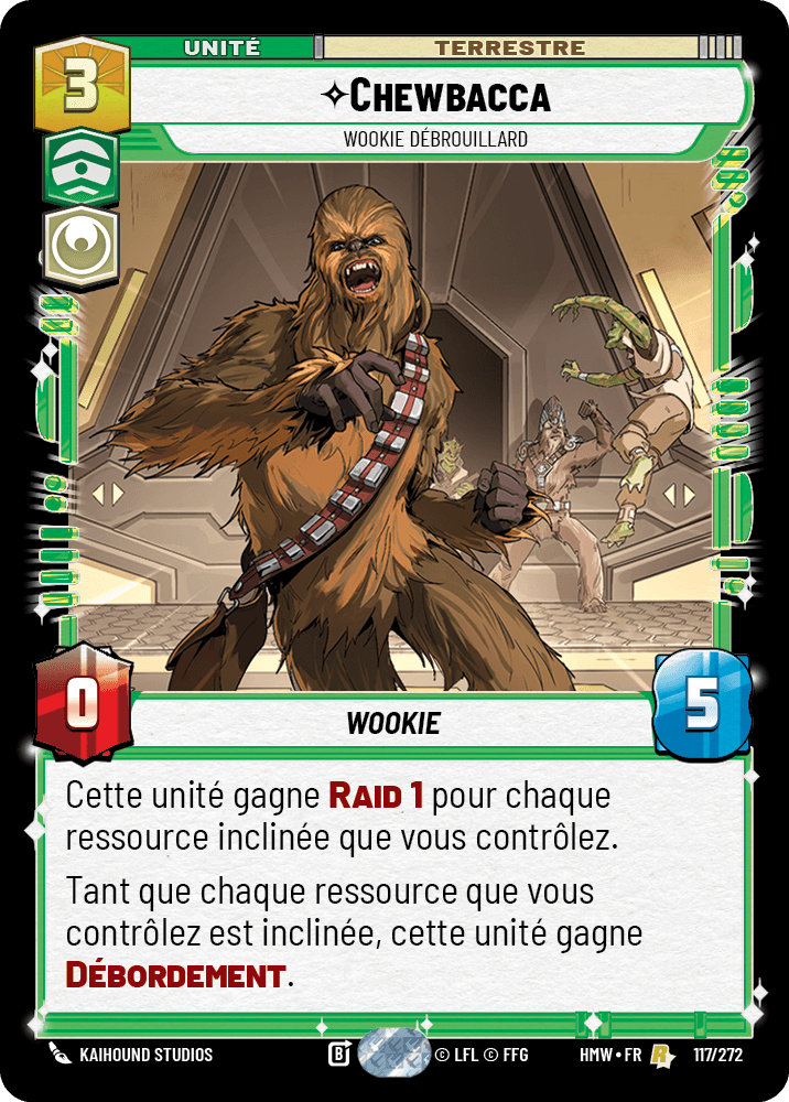 Chewbacca, Wookie Débrouillard - HMW-117 - Standard - recto Français