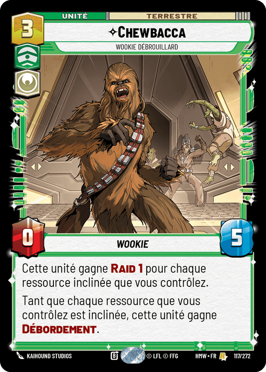 Chewbacca, Wookie Débrouillard - HMW-117 - Standard - recto Français