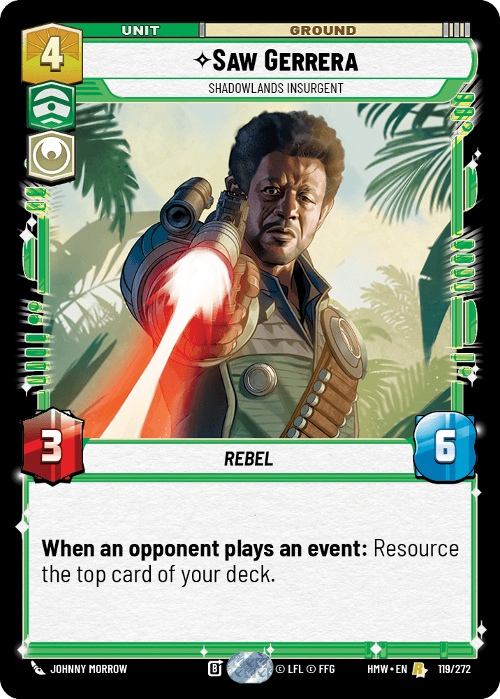 Saw Gerrera, Insurgé Des Terres D'Ombre - HMW-119 - Standard - recto Anglais