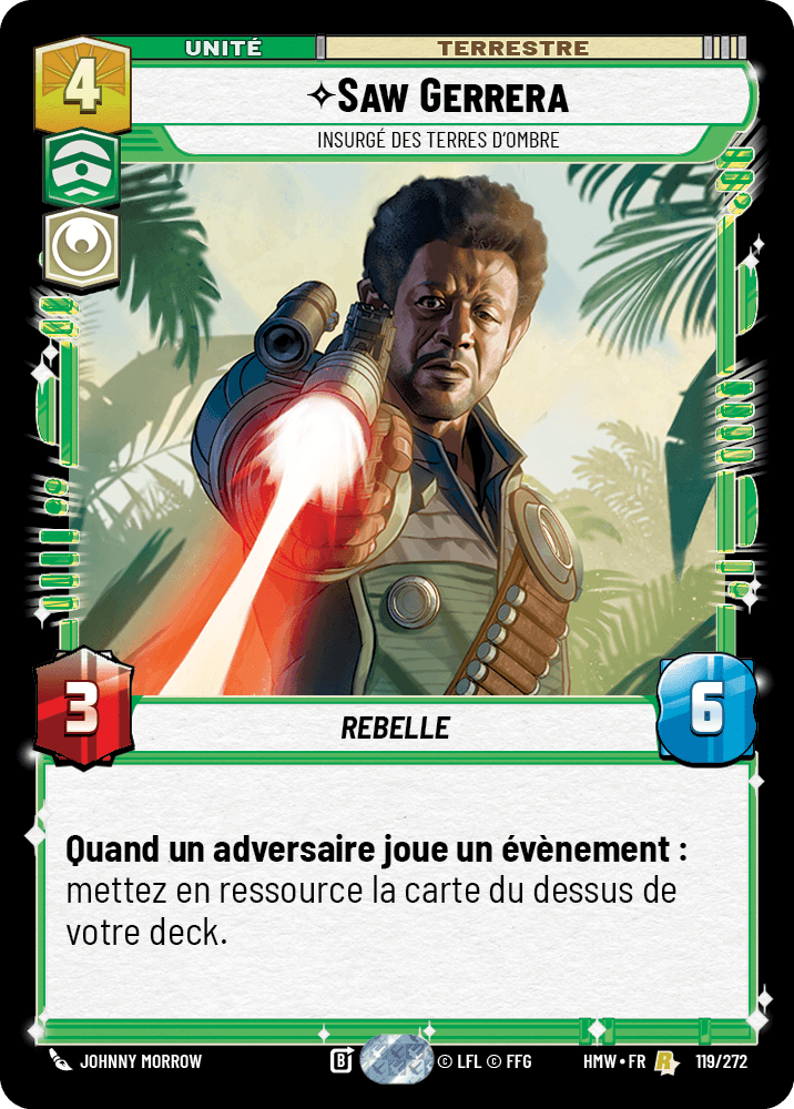 Saw Gerrera, Insurgé Des Terres D'Ombre - HMW-119 - Standard - recto Français