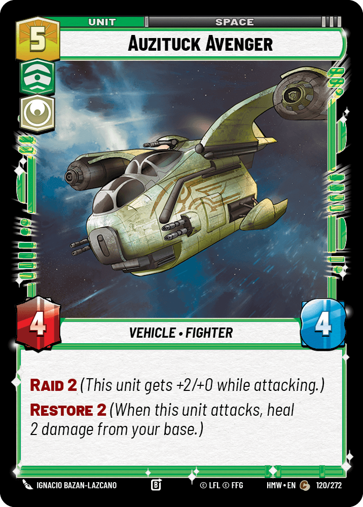 Auzituck Revanchard - HMW-120 - Standard - recto Anglais