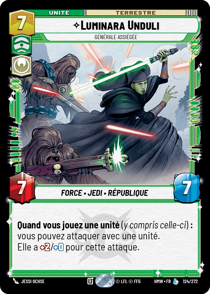 Luminara Unduli, Générale Assiégée - HMW-124 - Standard - recto Français