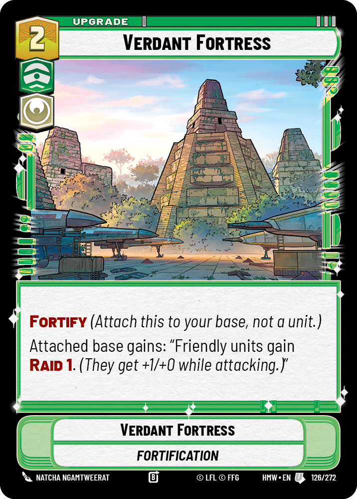 Forteresse Verdoyante - HMW-126 - Standard - recto Anglais