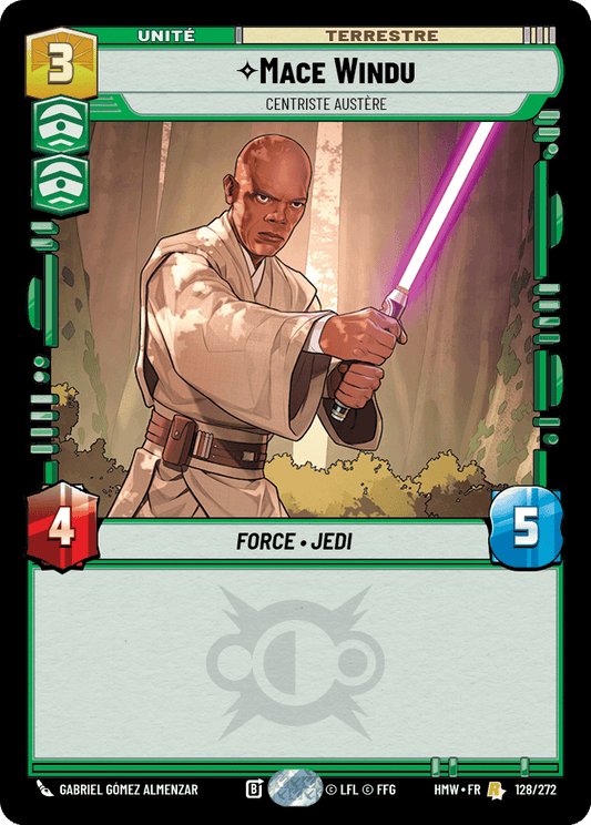 Mace Windu, Centriste Austère - HMW-128 - Standard - recto Français