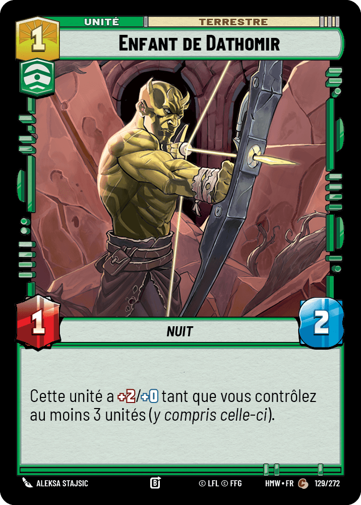 Enfant de Dathomir - HMW-129 - Standard - recto Français