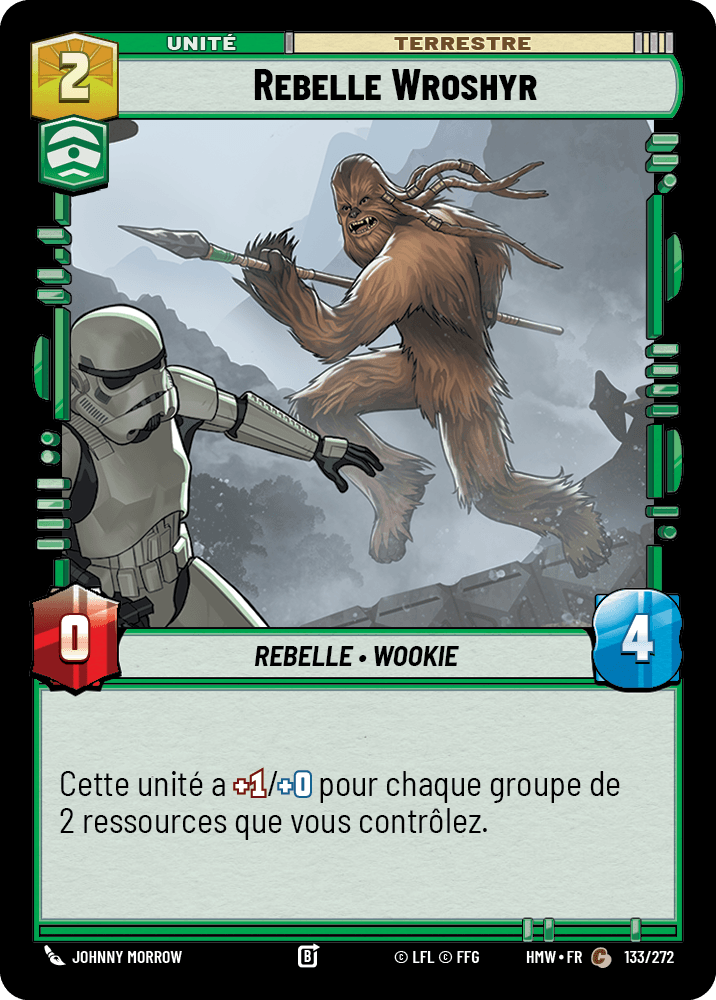 Rebelle Wroshyr - HMW-133 - Standard - recto Français