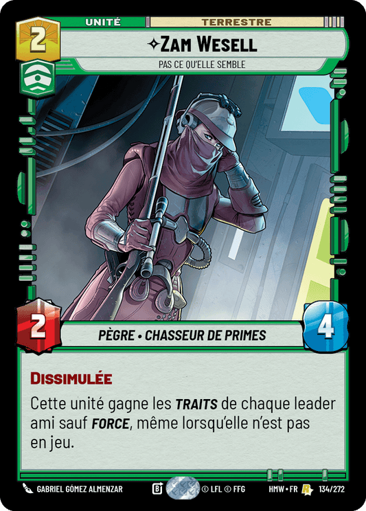 Zam Wesell, Pas Ce Qu'Elle Semble - HMW-134 - Standard - recto Français