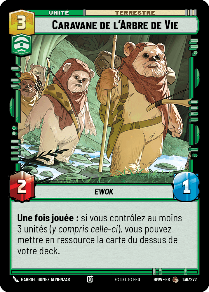 Caravane de l'Arbre de Vie - HMW-136 - Standard - recto Français