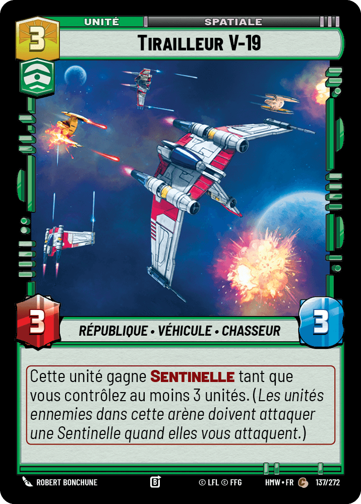Tirailleur V-19 - HMW-137 - Standard - recto Français