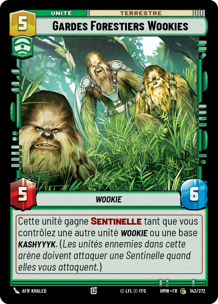 Gardes Forestiers Wookies - HMW-142 - Standard - recto Français