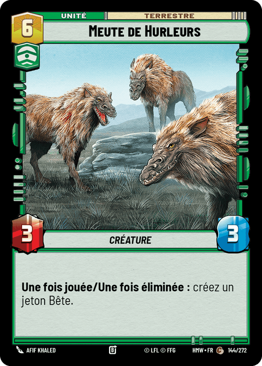 Meute de Hurleurs - HMW-144 - Standard - recto Français