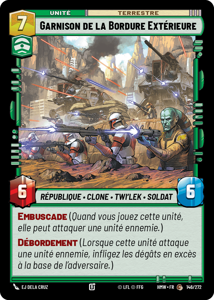 Garnison de la Bordure Extérieure - HMW-146 - Standard - recto Français