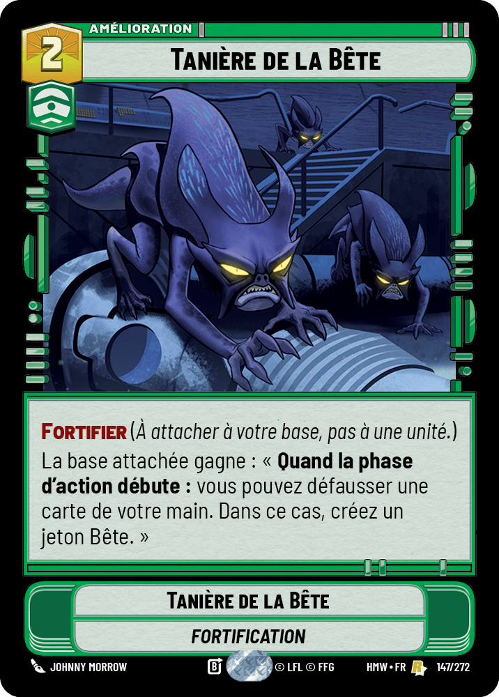 Tanière de la Bête - HMW-147 - Standard - recto Français