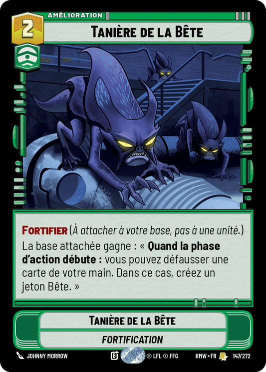 Tanière de la Bête - HMW-147 - Standard - recto Français