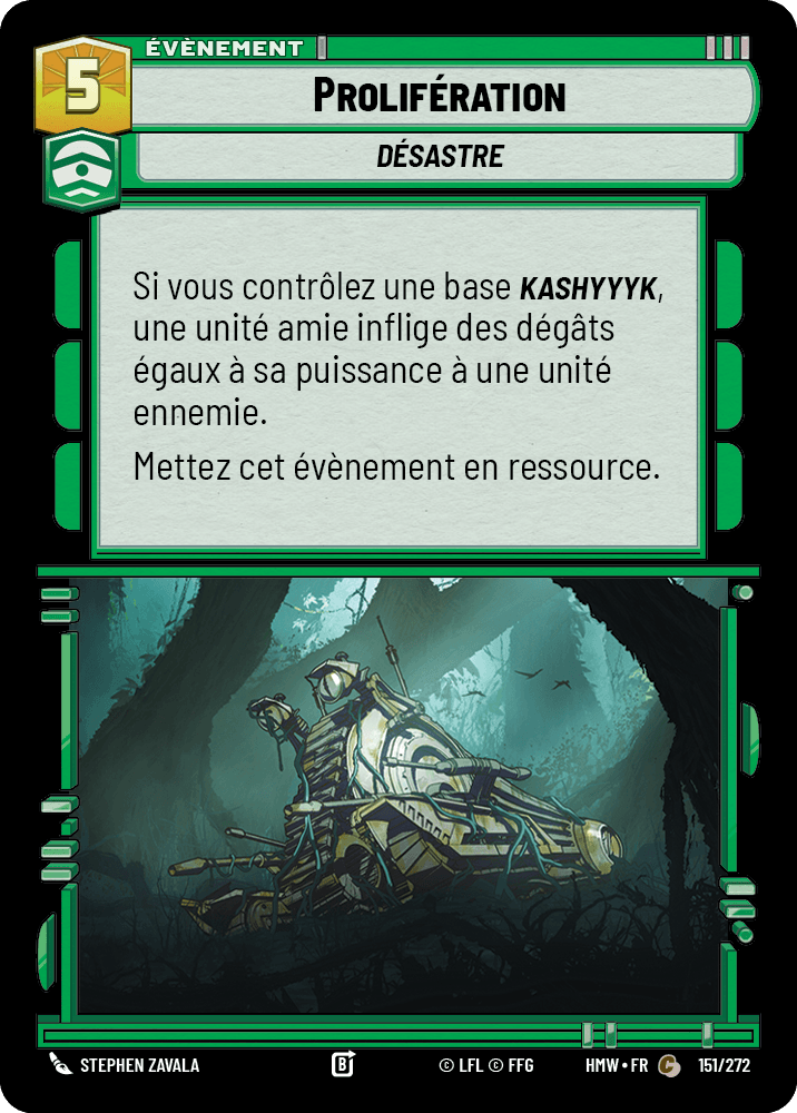 Prolifération - HMW-151 - Standard - recto Français
