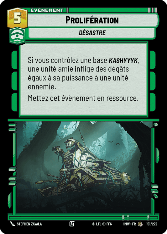 Prolifération - HMW-151 - Standard - recto Français