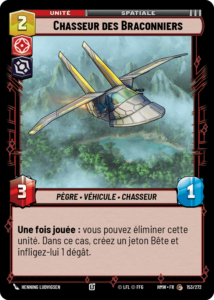 Chasseur des Braconniers - HMW-153 - Standard - recto Français