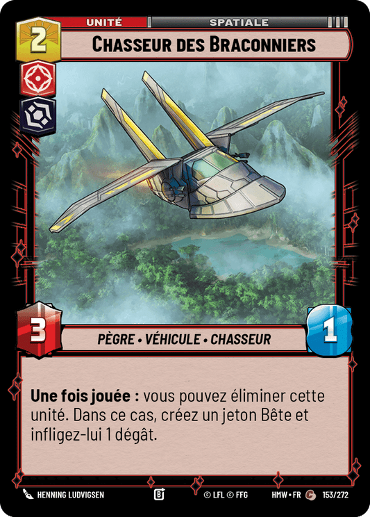 Chasseur des Braconniers - HMW-153 - Standard - recto Français