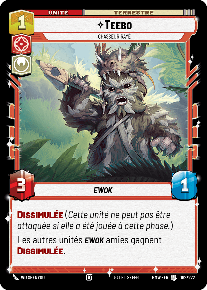 Teebo, Chasseur Rayé - HMW-162 - Standard - recto Français