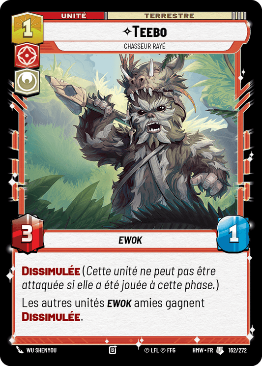 Teebo, Chasseur Rayé - HMW-162 - Standard - recto Français