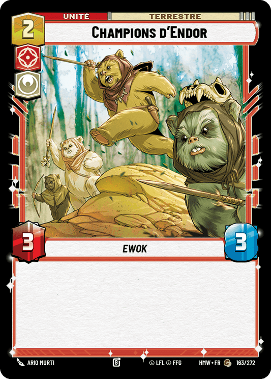Champions d'Endor - HMW-163 - Standard - recto Français