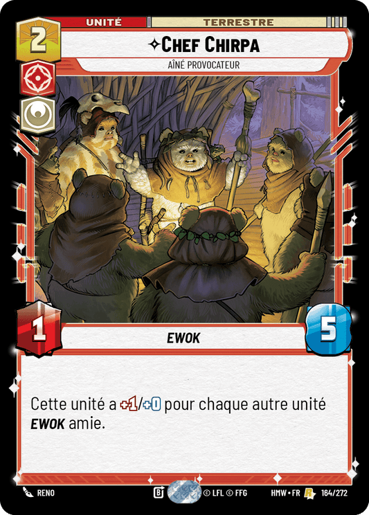 Chef Chirpa, Aîné Provocateur - HMW-164 - Standard - recto Français