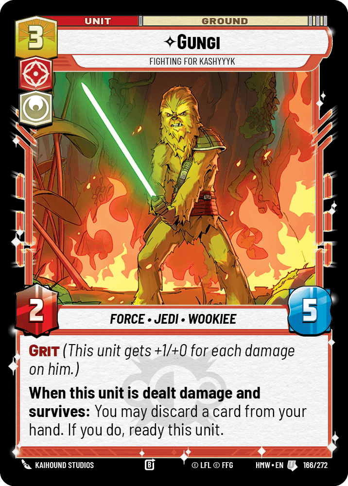 Gungi, Se Bat Pour Kashyyyk - HMW-166 - Standard - recto Anglais
