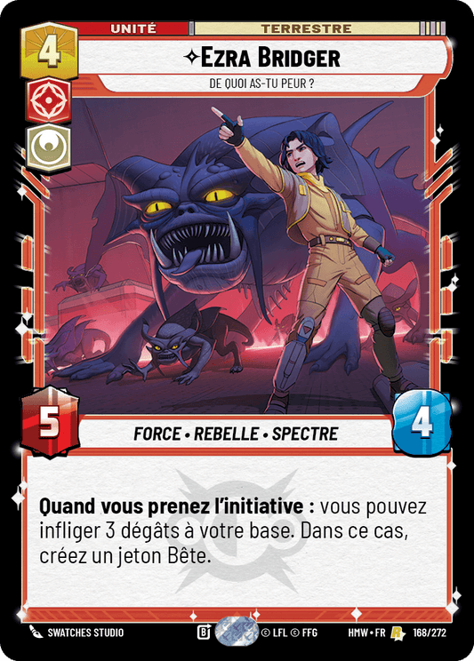 Ezra Bridger, De Quoi As-Tu Peur ? - HMW-168 - Standard - recto Français