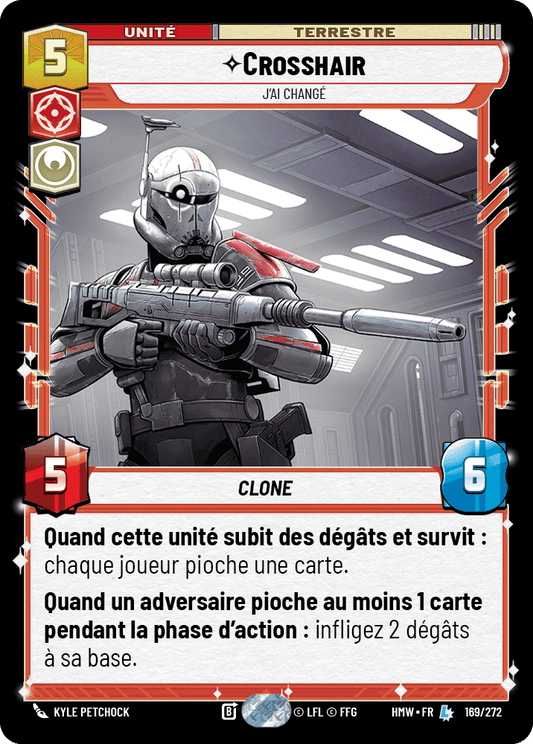Crosshair, J'Ai Changé - HMW-169 - Standard - recto Français