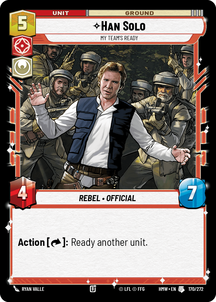Han Solo, Mon Équipe Est Prête - HMW-170 - Standard - recto Anglais