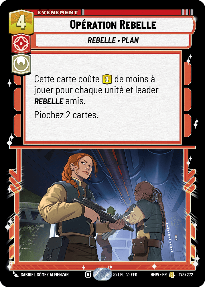 Opération Rebelle - HMW-173 - Standard - recto Français