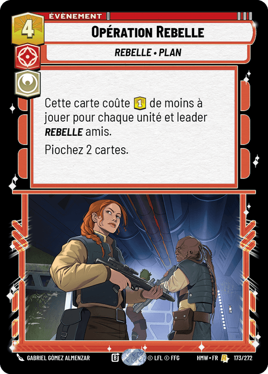 Opération Rebelle - HMW-173 - Standard - recto Français