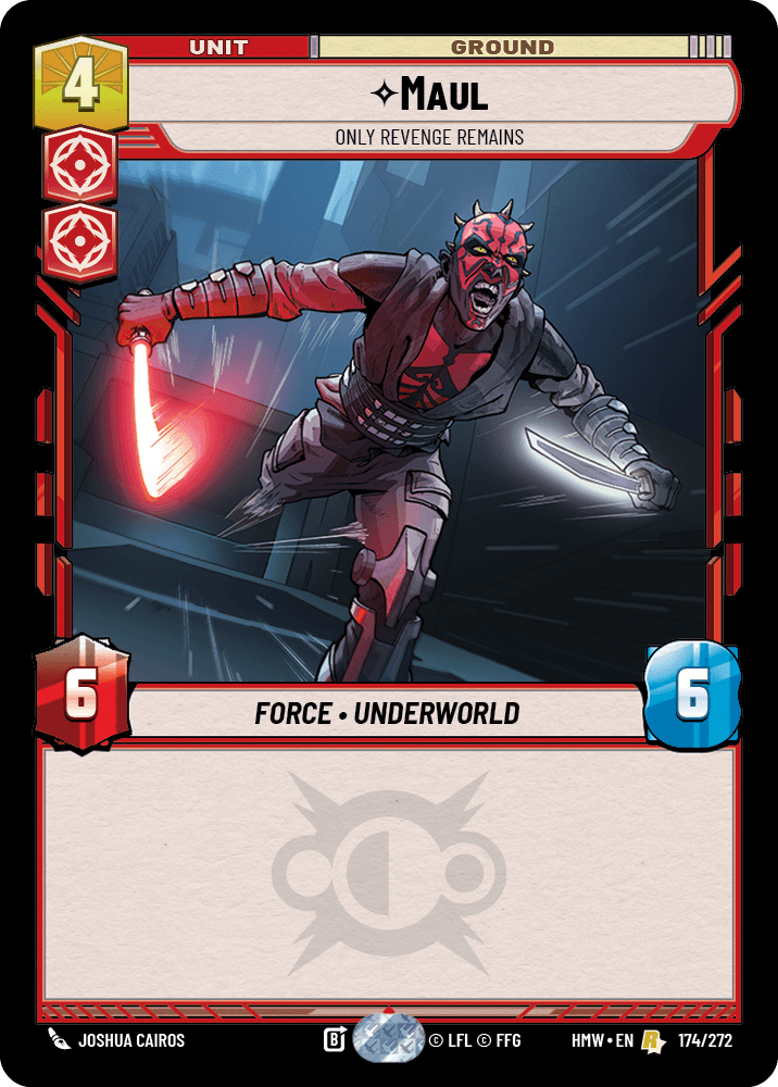 Maul, Seule Reste La Vengeance - HMW-174 - Standard - recto Anglais