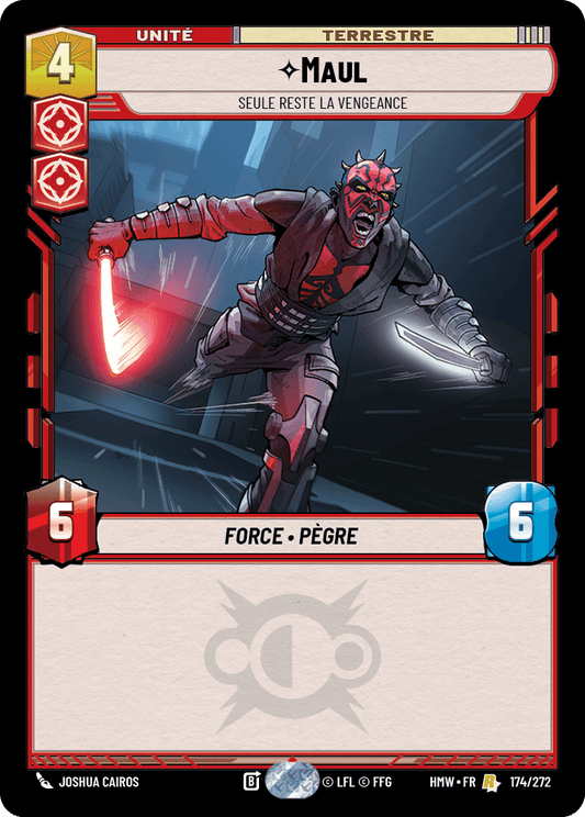 Maul, Seule Reste La Vengeance - HMW-174 - Standard - recto Français