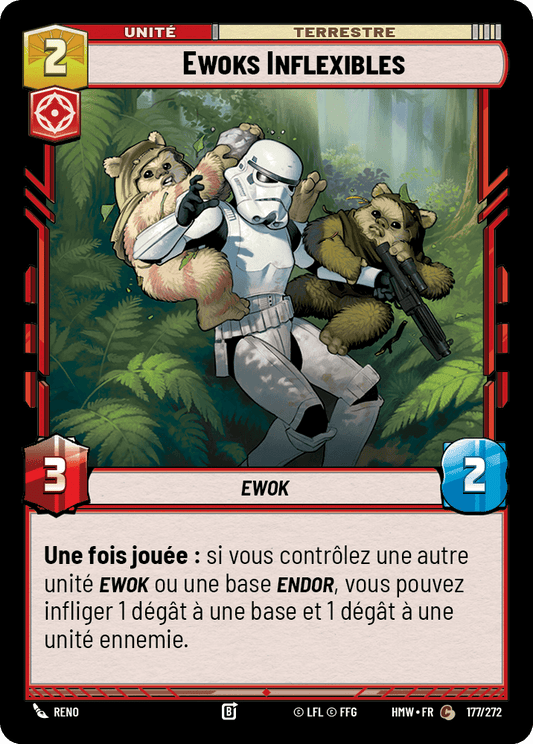 Ewoks Inflexibles - HMW-177 - Standard - recto Français