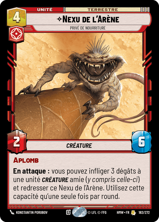 Nexu de l'Arène, Privé De Nourriture - HMW-182 - Standard - recto Français