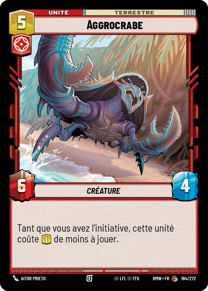 Aggrocrabe - HMW-184 - Standard - recto Français