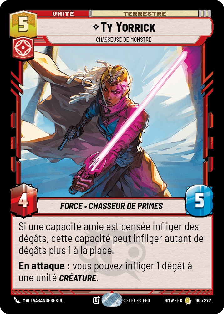 Ty Yorrick, Chasseuse De Monstre - HMW-185 - Standard - recto Français
