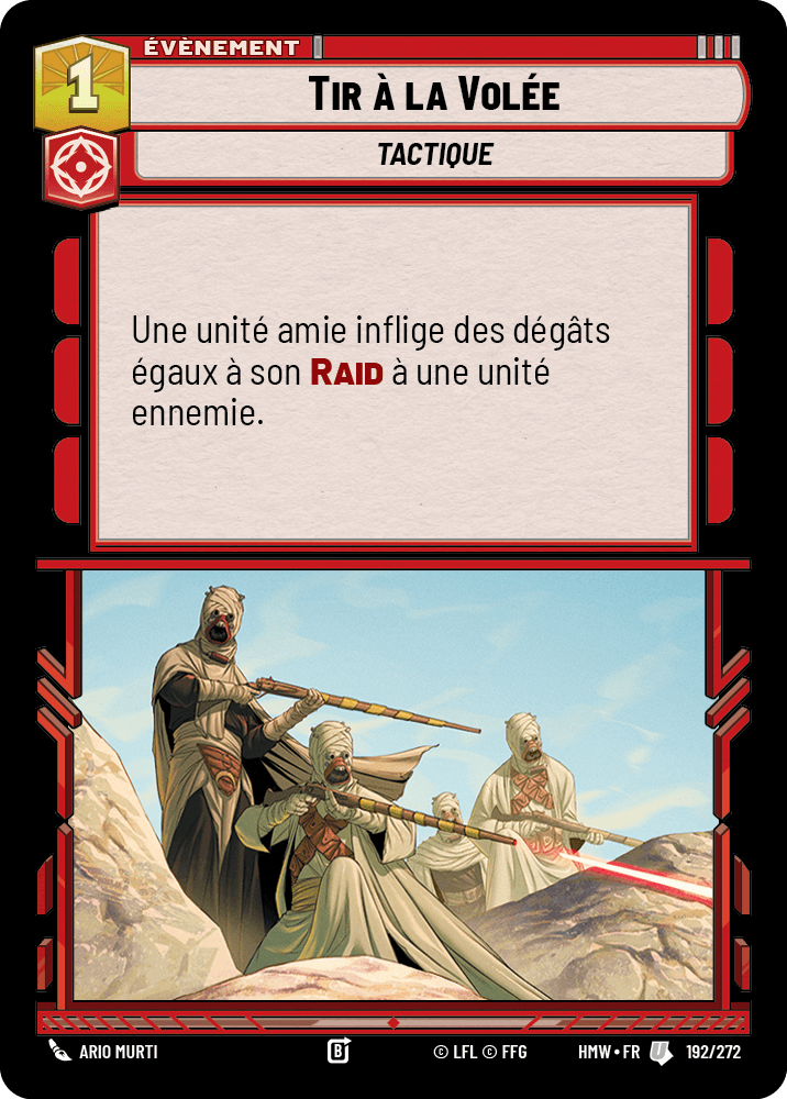 Tir à la Volée - HMW-192 - Standard - recto Français