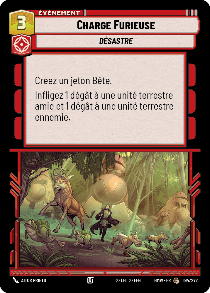 Charge Furieuse - HMW-194 - Standard - recto Français
